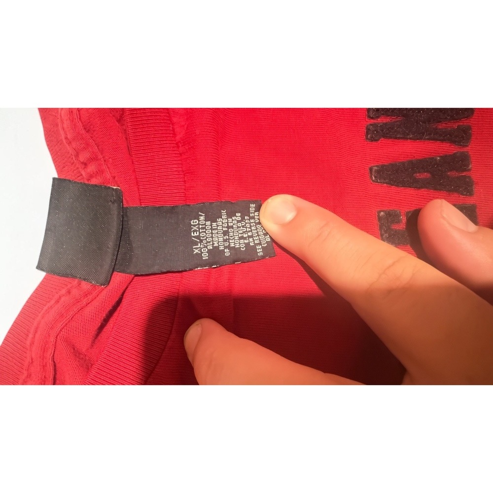 VTG Polo Jeans Co Ralph Lauren Red Long Sleeve Graphic T-Shirt Mens XL RL Logo - Picture 6 of 12